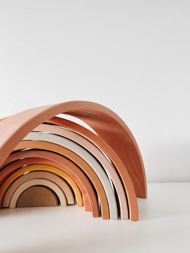 Lion + Lamb the Label Wooden Rainbow, Peach